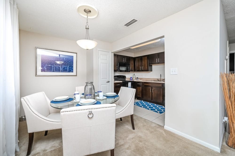 Dining Nook at Park at Lake Magdalene Apartments & Townhomes in Tampa, Florida