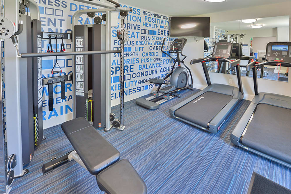 Fitness center at Lumberton Apartment Homes in Lumberton, New Jersey
