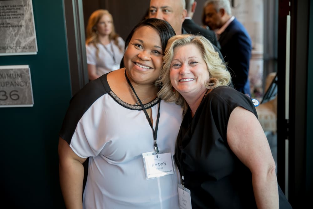 Team members at an event at CWS Apartment Homes in Austin, Texas