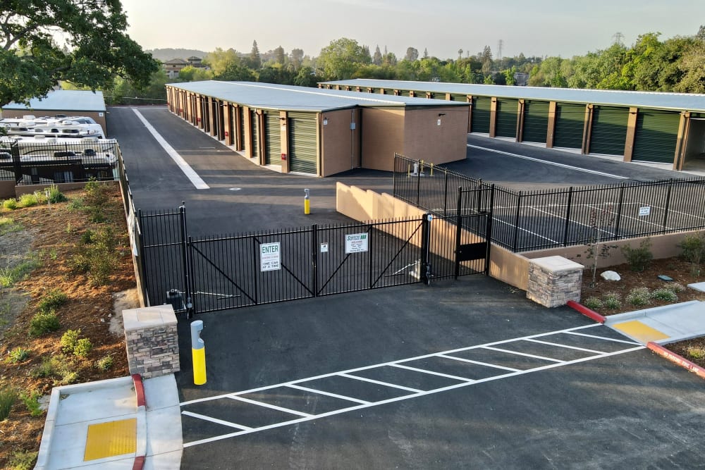 Secure storage at Superior Boat, RV & Commercial Self Storage in Folsom, California. 