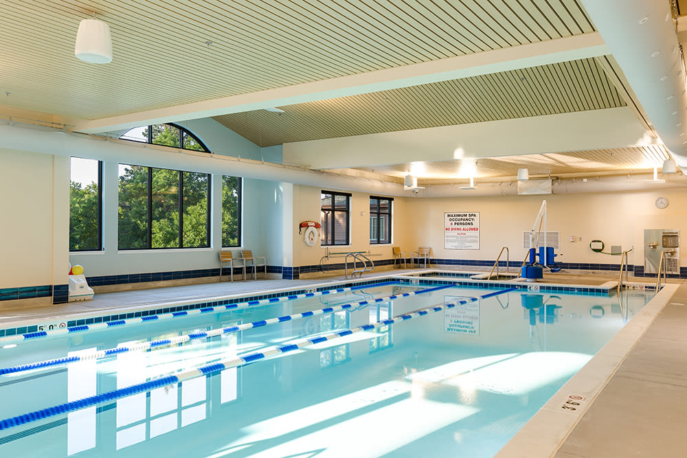 Swimming facilities at Touchmark at All Saints in Sioux Falls, South Dakota