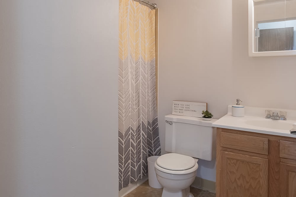 Large bathroom at Webster Manor Apartments in Webster, New York