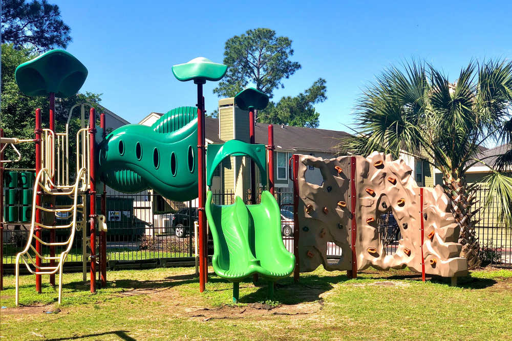 Kids playground at The Abbey at Memorial in Houston, Texas