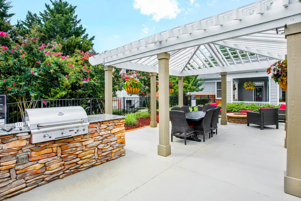 BBQ Area at The Seasons at Umstead in Raleigh, North Carolina