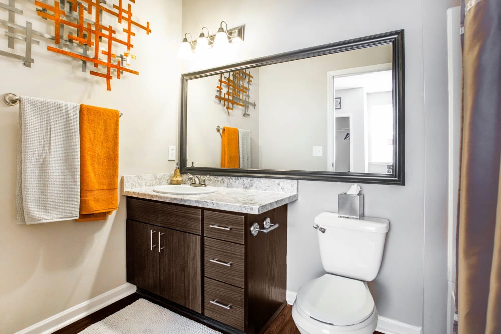Master Bathroom at The Seasons at Umstead in Raleigh, North Carolina