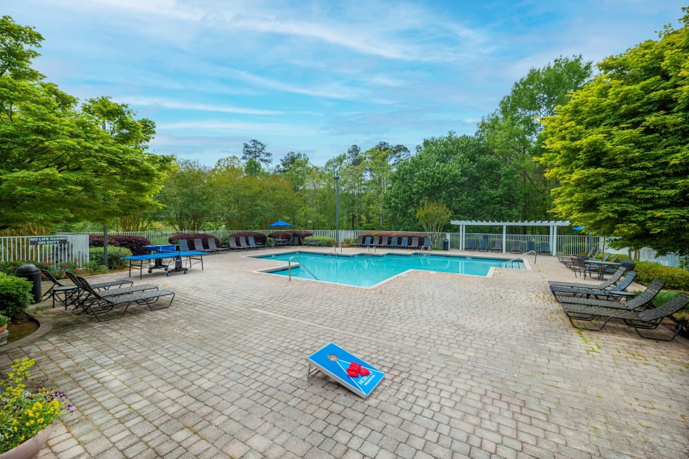 Enjoy Apartments with a Swimming Pool at Manchester at Wesleyan Apartment Homes in Macon, Georgia