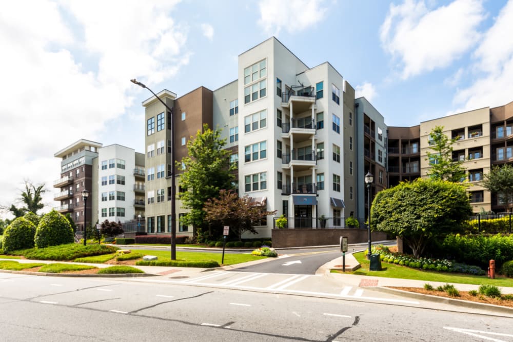 Street entrance into Marq Eight in Atlanta, Georgia