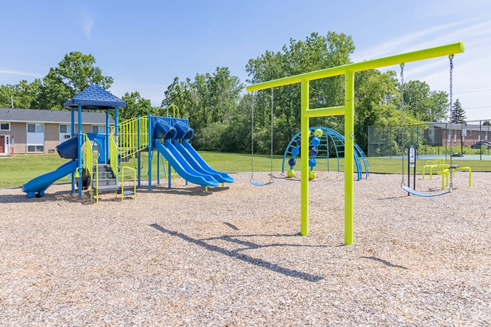 Playground at Glenbrook Manor in Rochester, New York