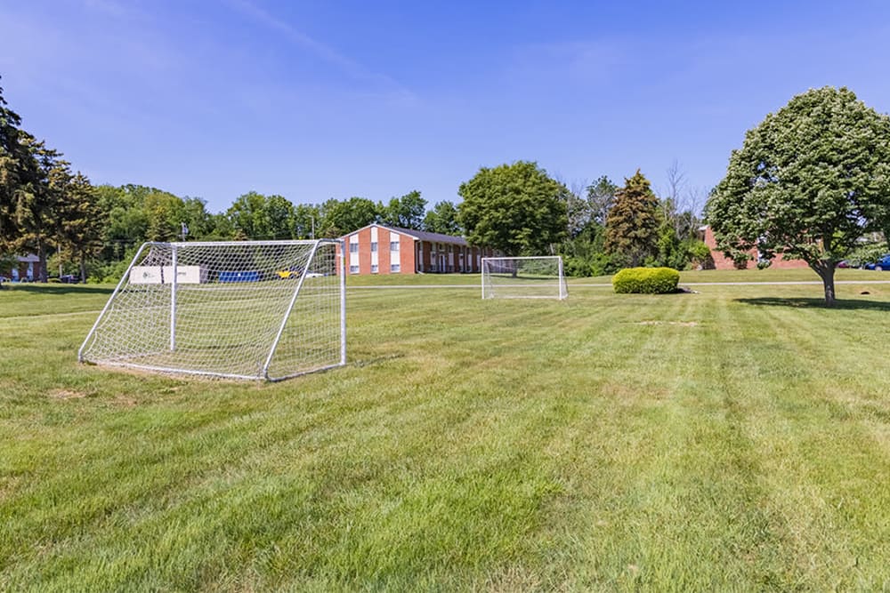 Soccer field at Glenbrook Manor in Rochester, New York