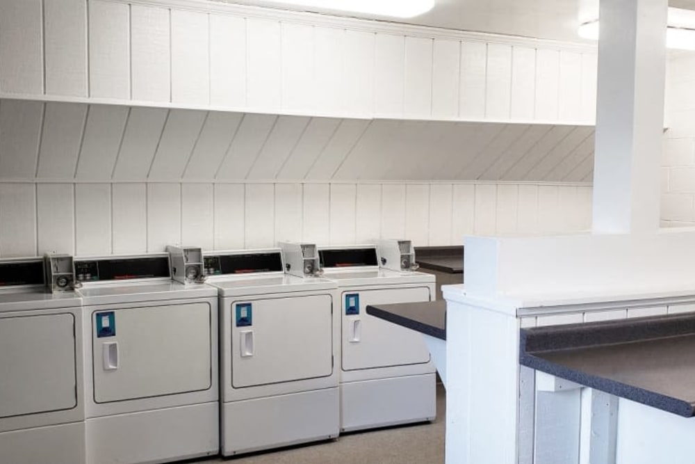 On site washer and dryer at Shaker Square Townhome Apartments