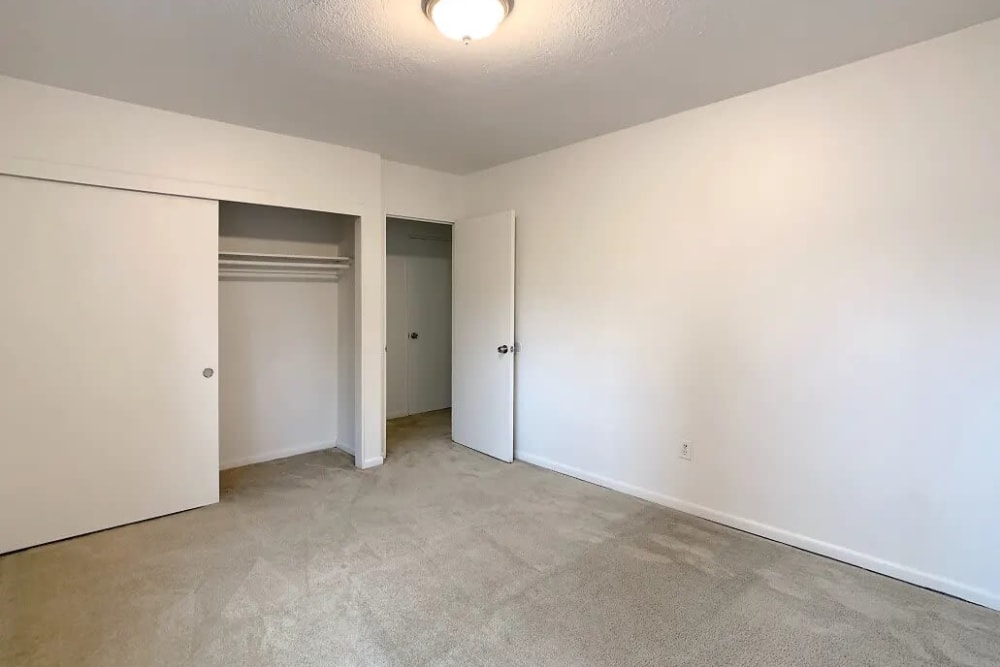 Bedroom closets at 600 Ninth in Seattle, Washington