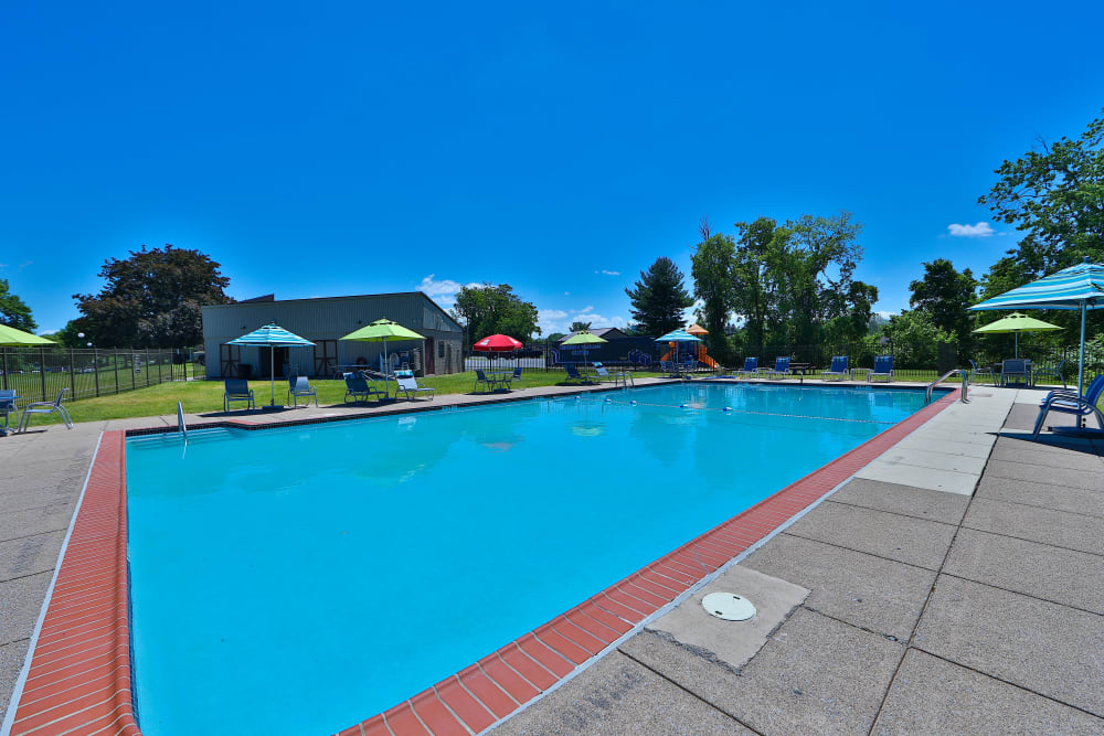 Lakewood Hills Apartments & Townhomes offers a swimming pool in Harrisburg, PA