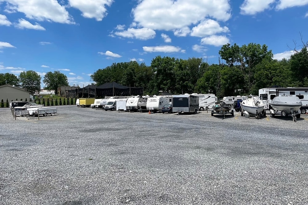 RV storage available at Storage World in Sinking Spring, Pennsylvania