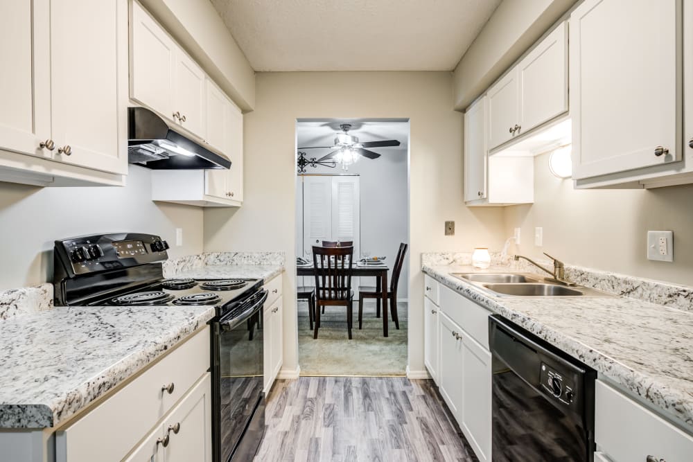 Premium Kitchen Package with Brand New Cabinets at Village Green Apartments in Evansville, IN
