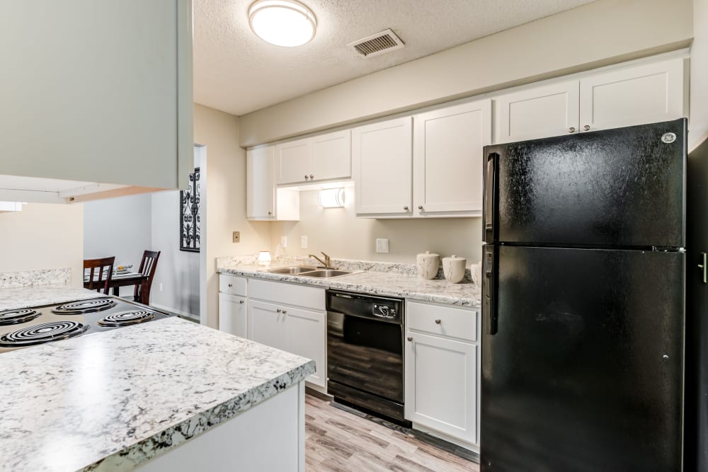 Premium Kitchen Package with Brand New Cabinets at Village Green Apartments in Evansville, IN
