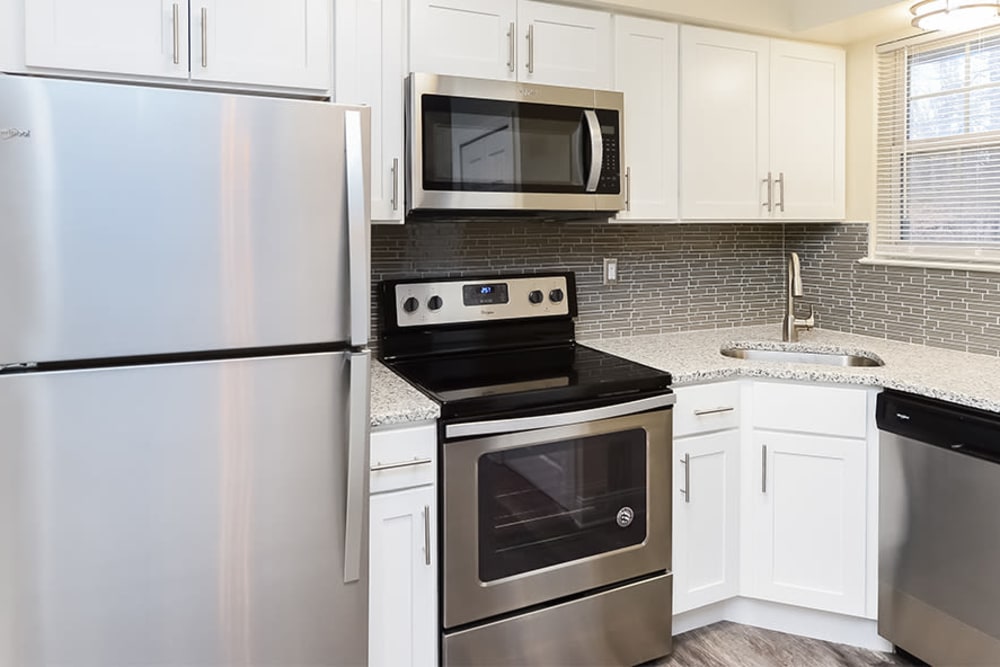 Kitchen at Raintree Island Apartments in Tonawanda, New York