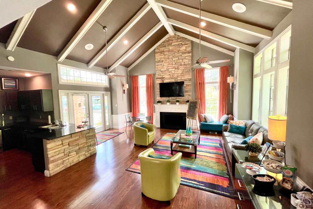 Modern Clubhouse at The Abbey at Copper Creek in San Antonio, Texas