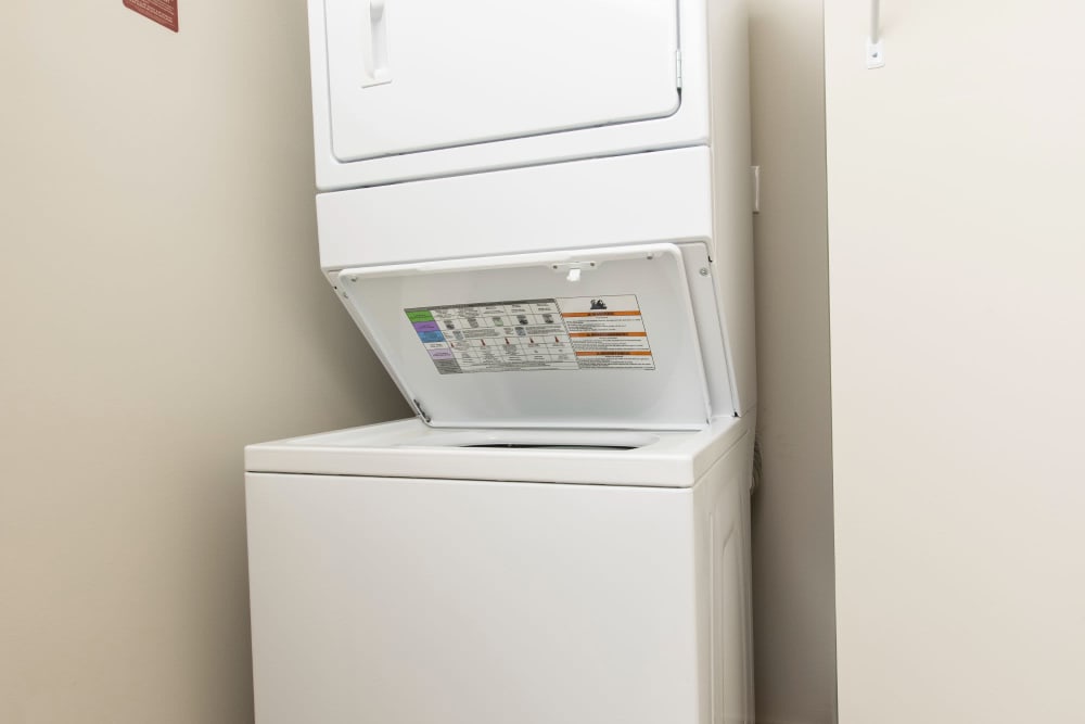 Washer and dryer in unit at Parc at Murfreesboro in Murfreesboro, Tennessee