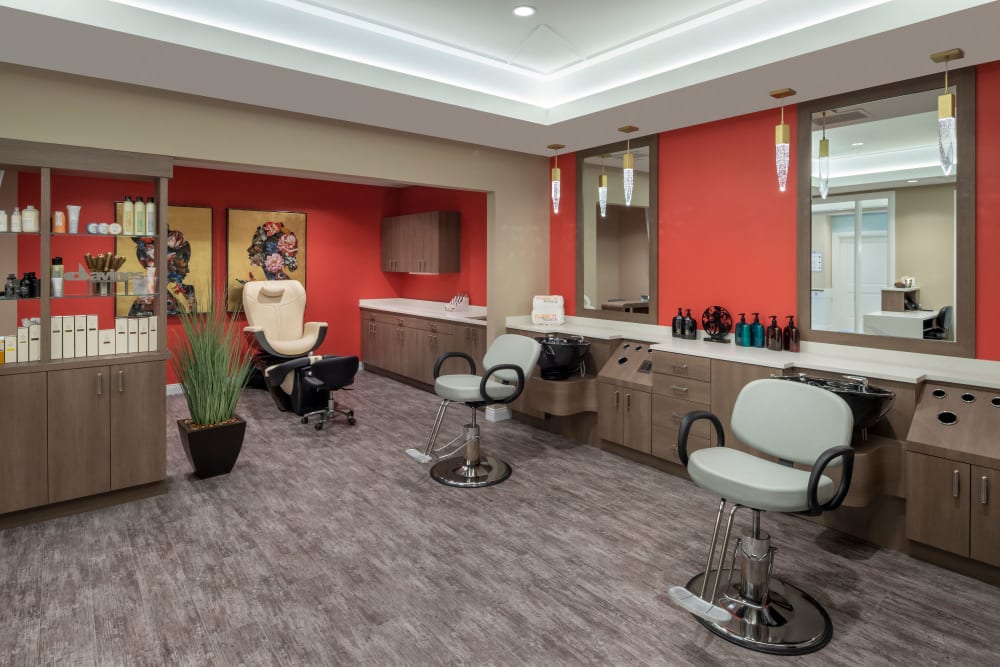 Beauty salon at Blossom Springs in Oakland Twp, Michigan