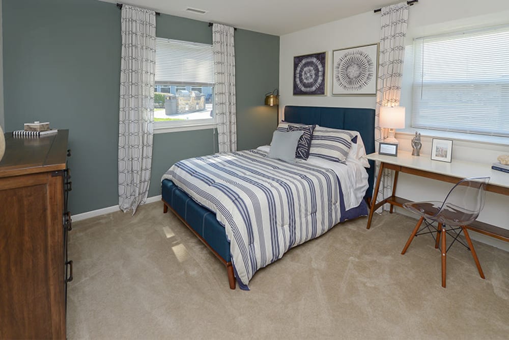 Relaxing bedroom The Landings Apartment Homes in Absecon, New Jersey