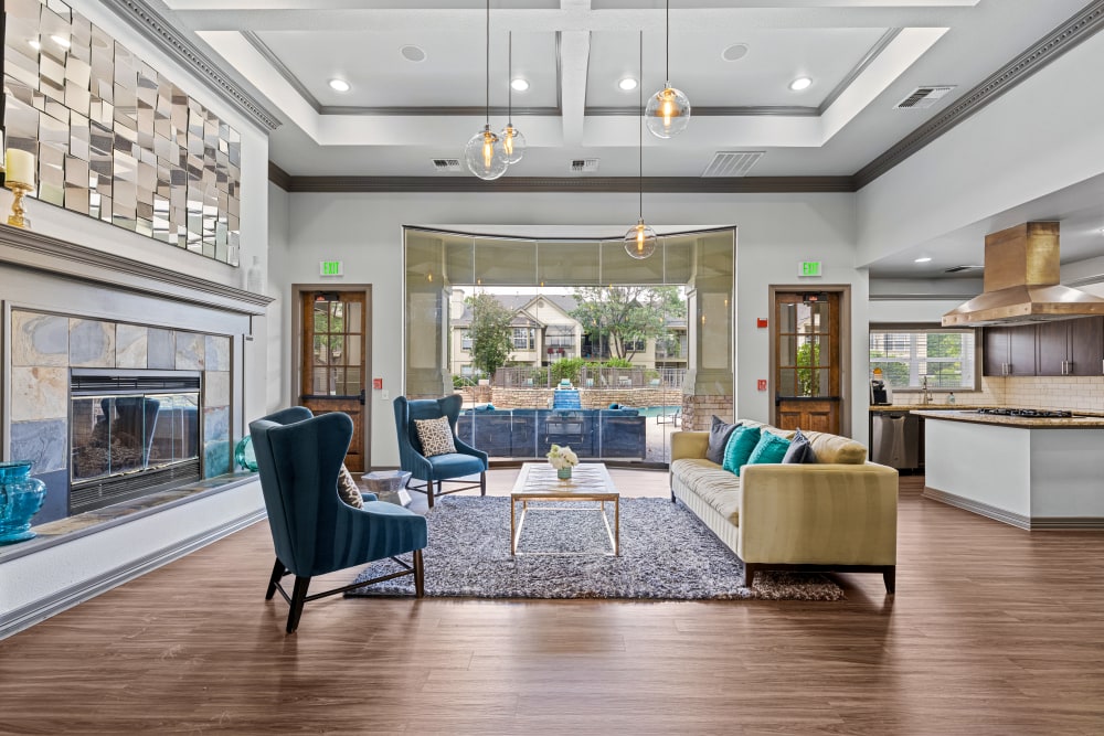 Welcoming club house at Marquis at Town Centre in Broomfield, Colorado