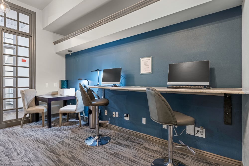 Business center available at Marquis at Town Centre in Broomfield, Colorado