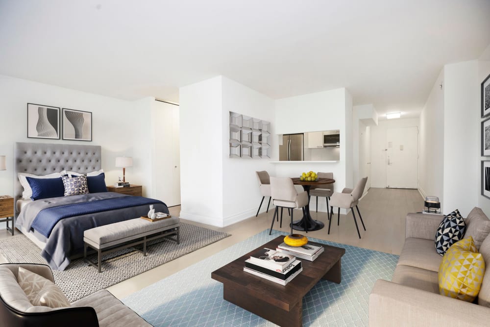 Modern studio apartment at The Ventura in New York, New York