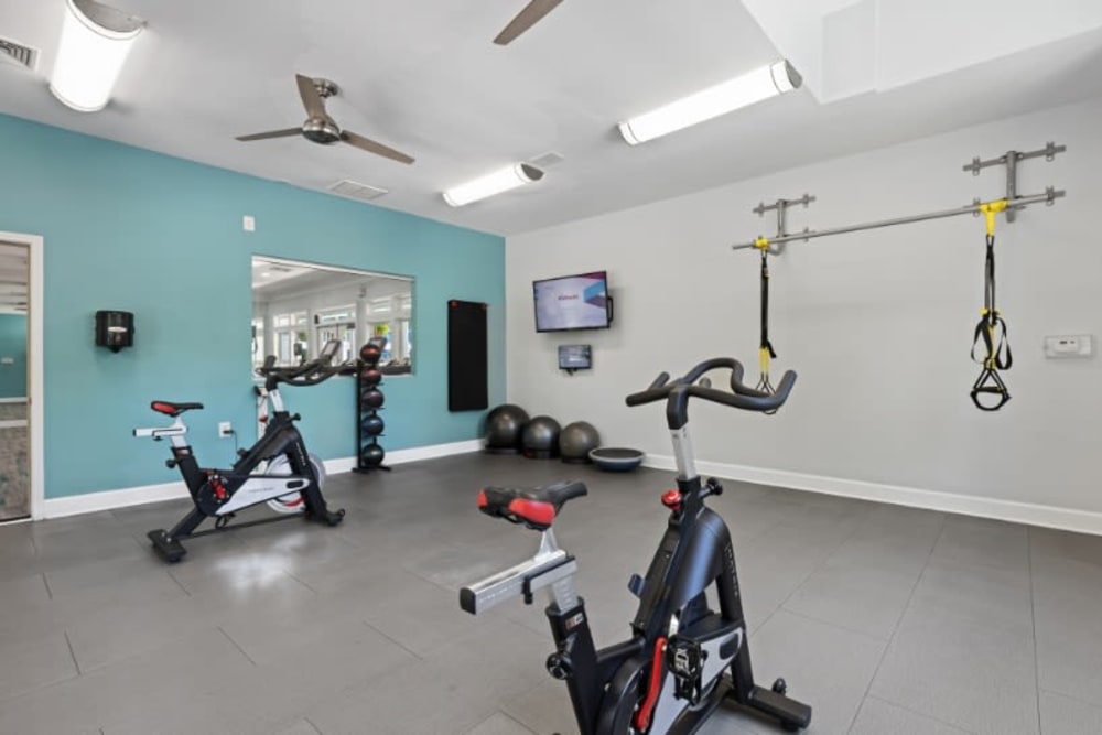 Fitness center at Marquis on Cary Parkway