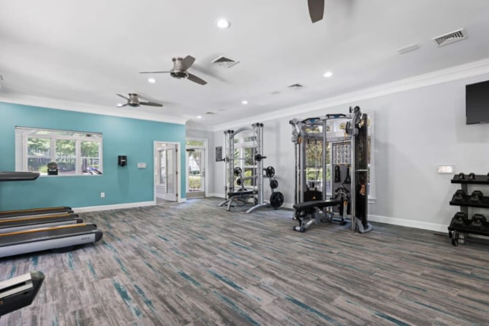 Fitness center at Marquis on Cary Parkway