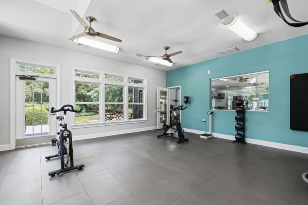 Fitness center at Marquis on Cary Parkway