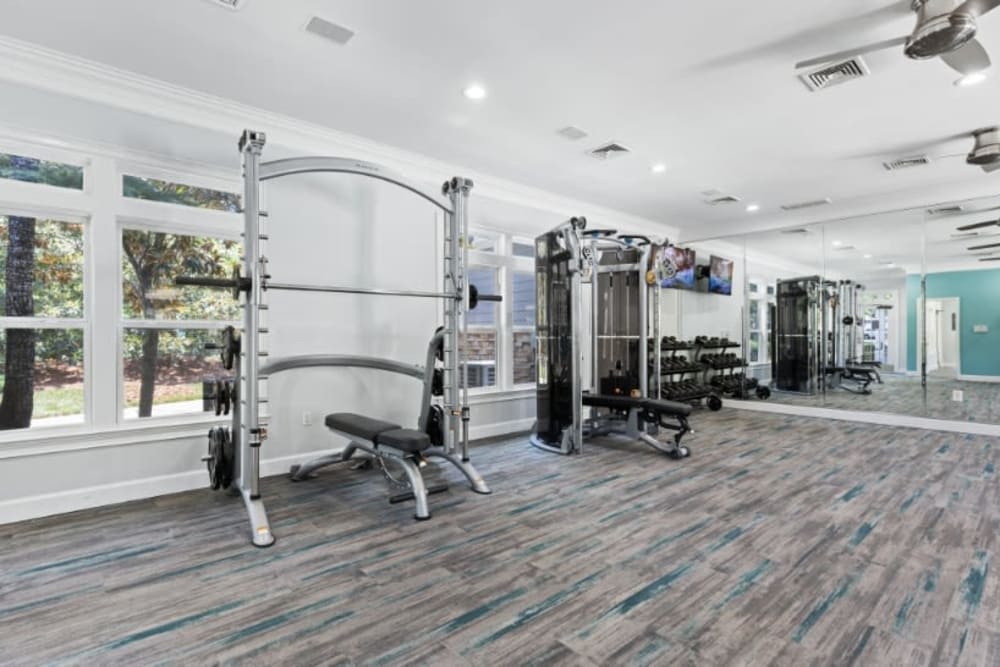 Fitness center at Marquis on Cary Parkway