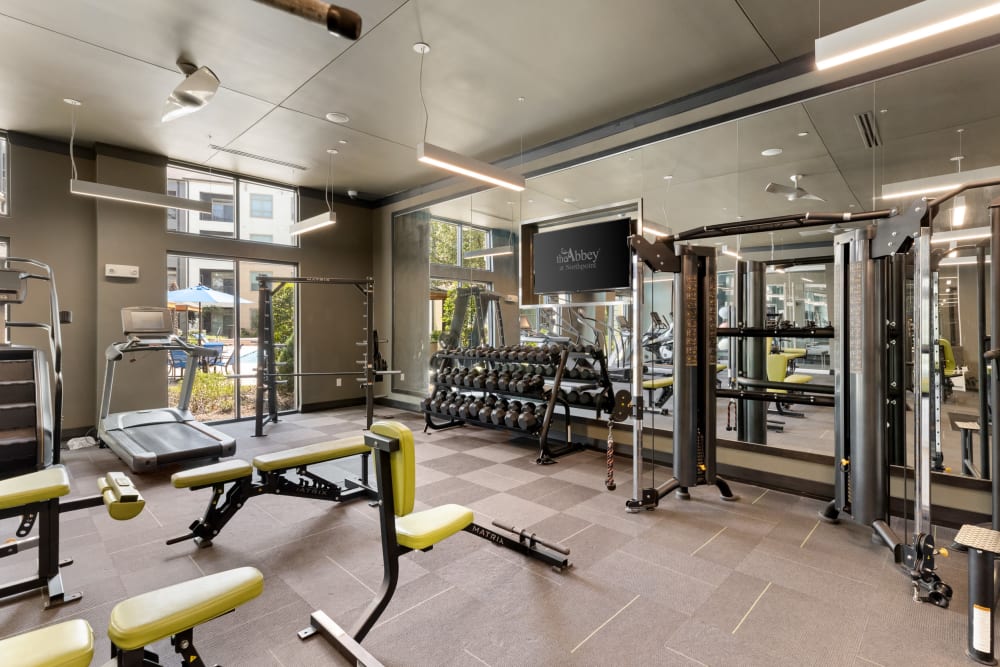 Enjoy Apartments with a Gym at The Abbey at Northpoint in Spring, Texas
