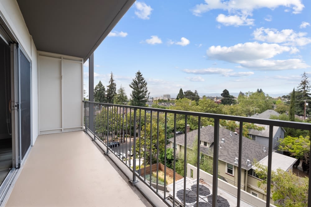 Balcony at Mia in Palo Alto, California