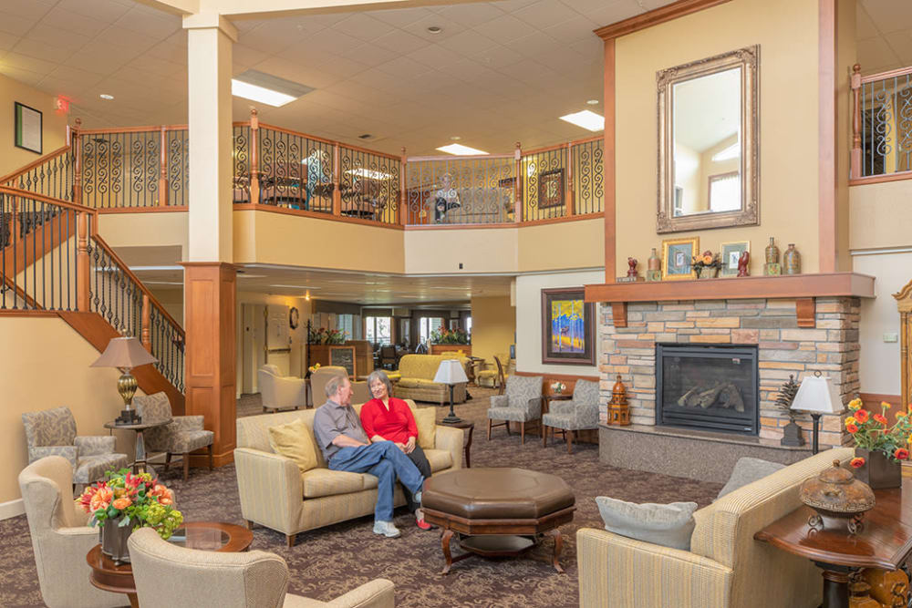 Lobby of Touchmark on Saddle Drive in Helena, Montana