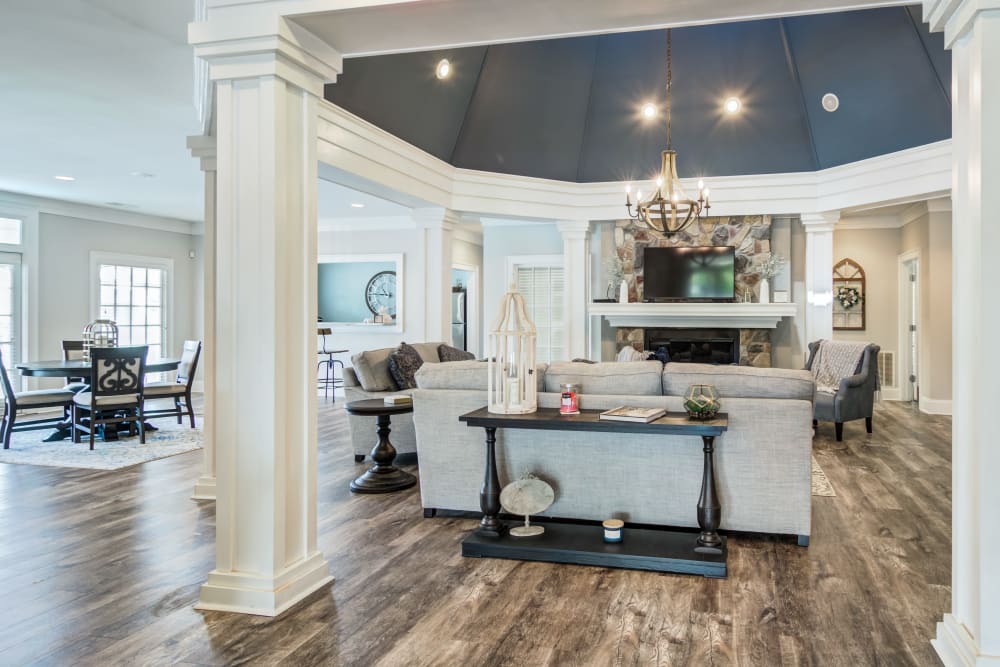Beautifully remodeled clubhouse at Beechwood Pines in Athens, GA