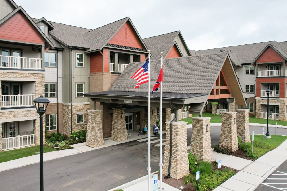 Exterior entrance Harmony at Bellevue in Nashville, Tennessee