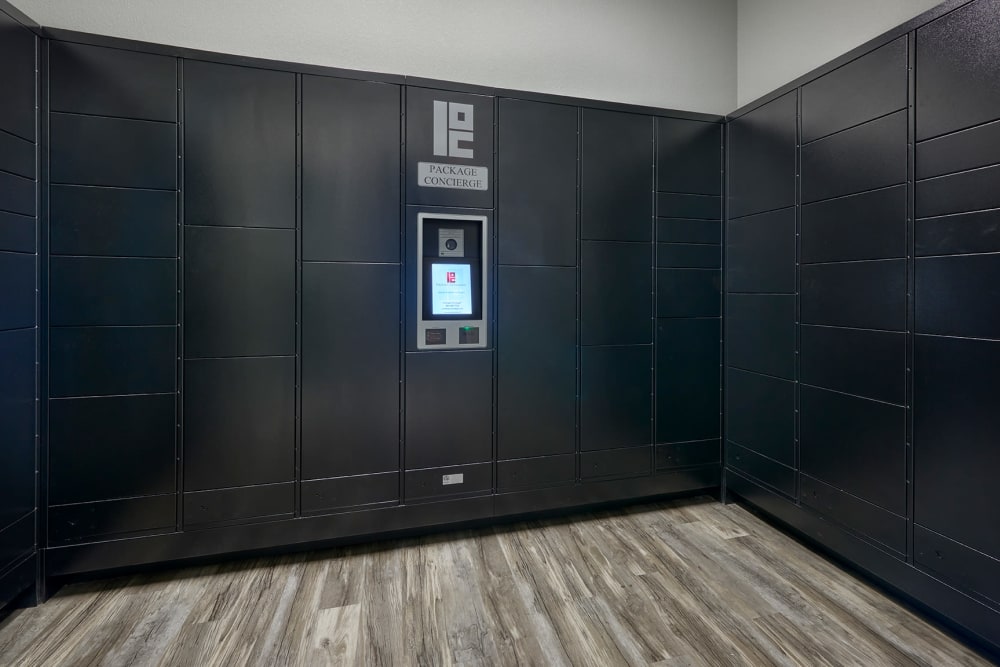 Package Lockers at Crestone Apartments in Aurora, Colorado