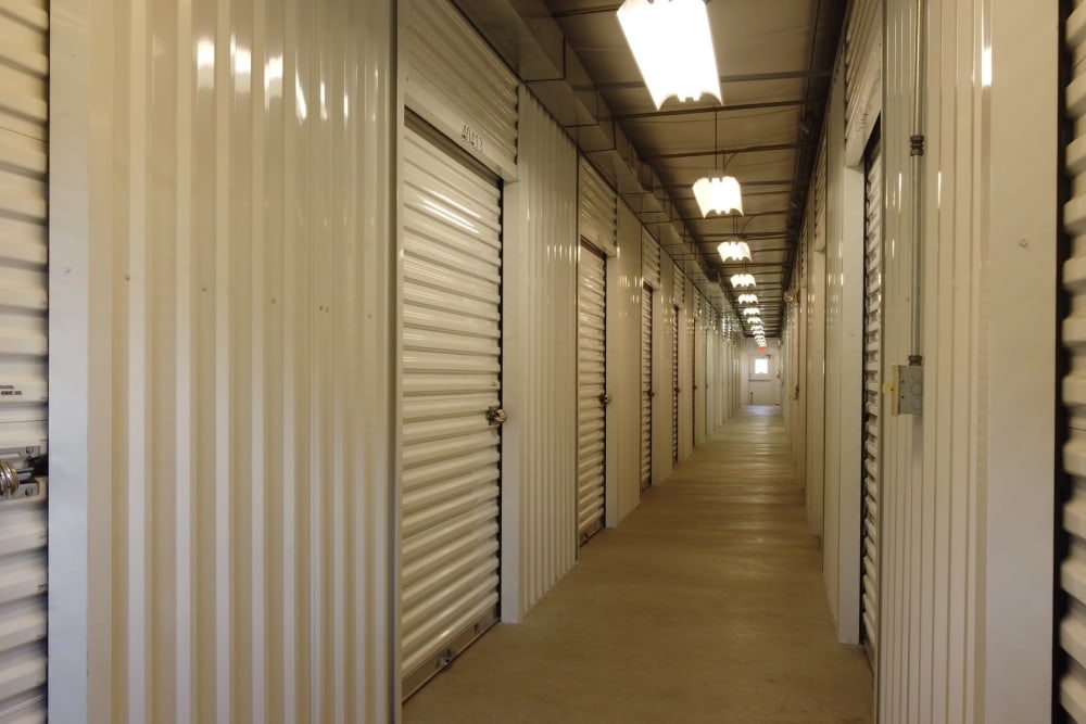 Indoor storage units at Storage World in Robesonia, Pennsylvania