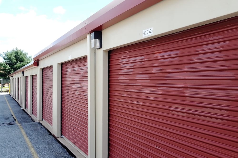 Drive-up units at Storage World in Robesonia, Pennsylvania