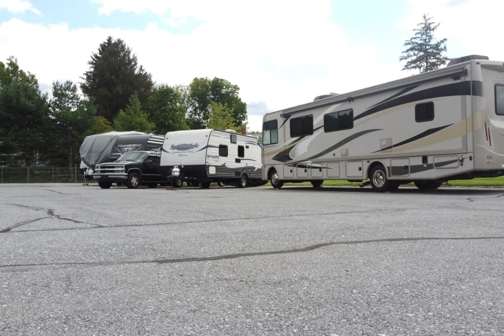 RV storage available at Storage World in Womelsdorf, Pennsylvania