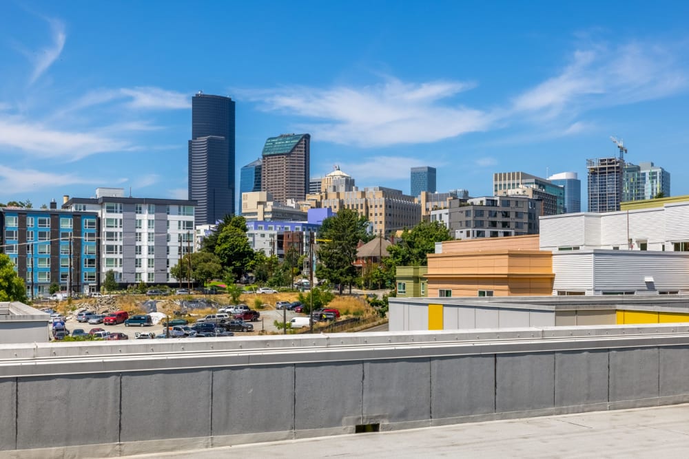 Skyline views at Anthem on 12th in Seattle, Washington