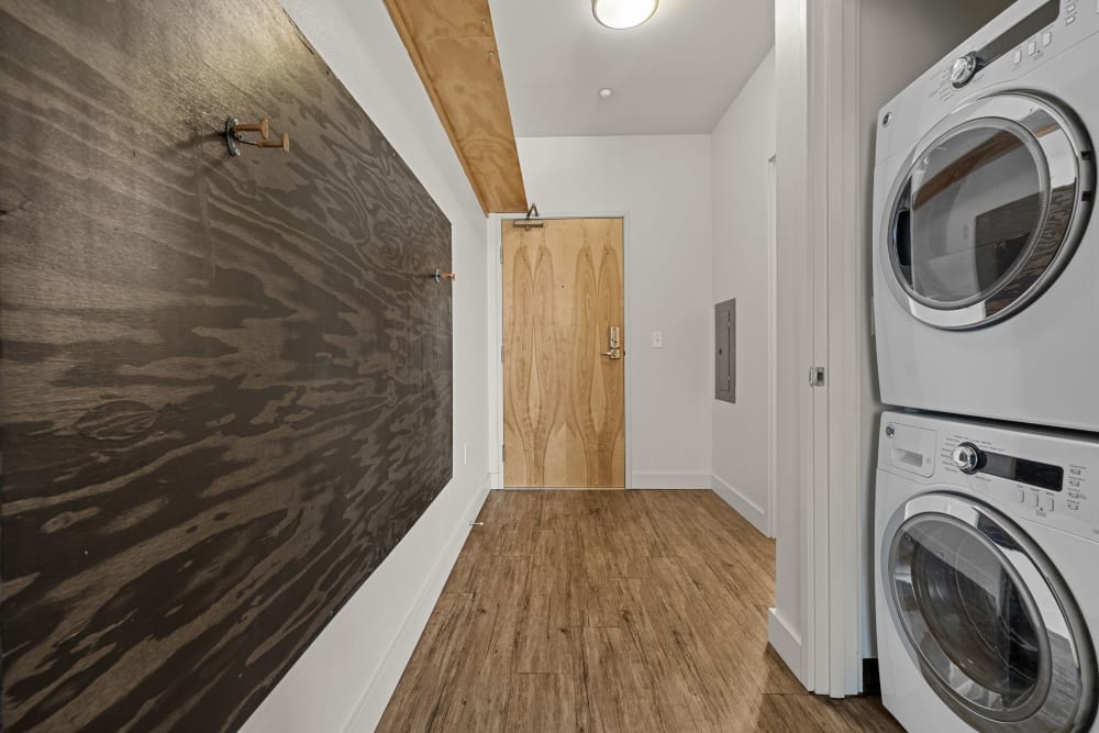 Washer and dryer at Anthem on 12th in Seattle, Washington
