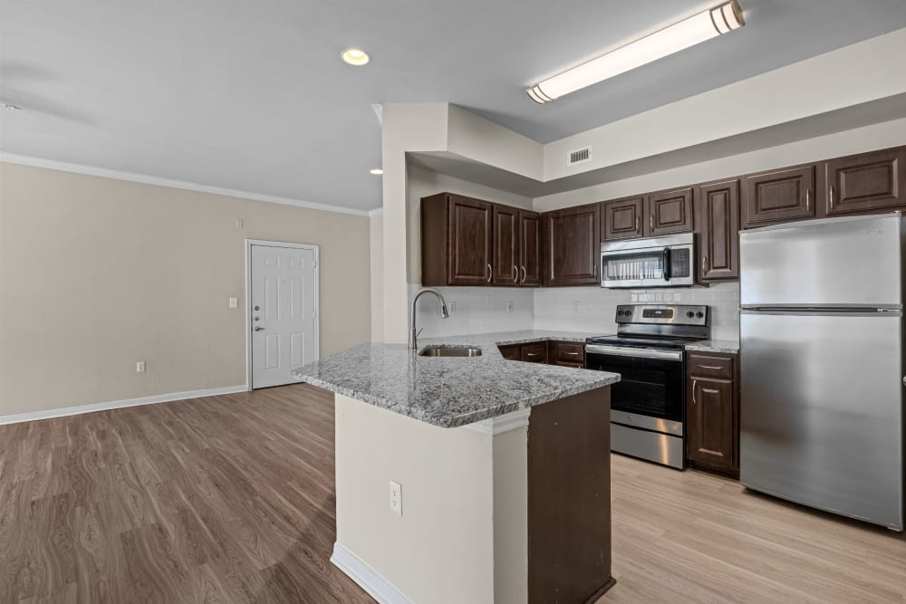 Large kitchen at Brooks on Preston in Plano, Texas