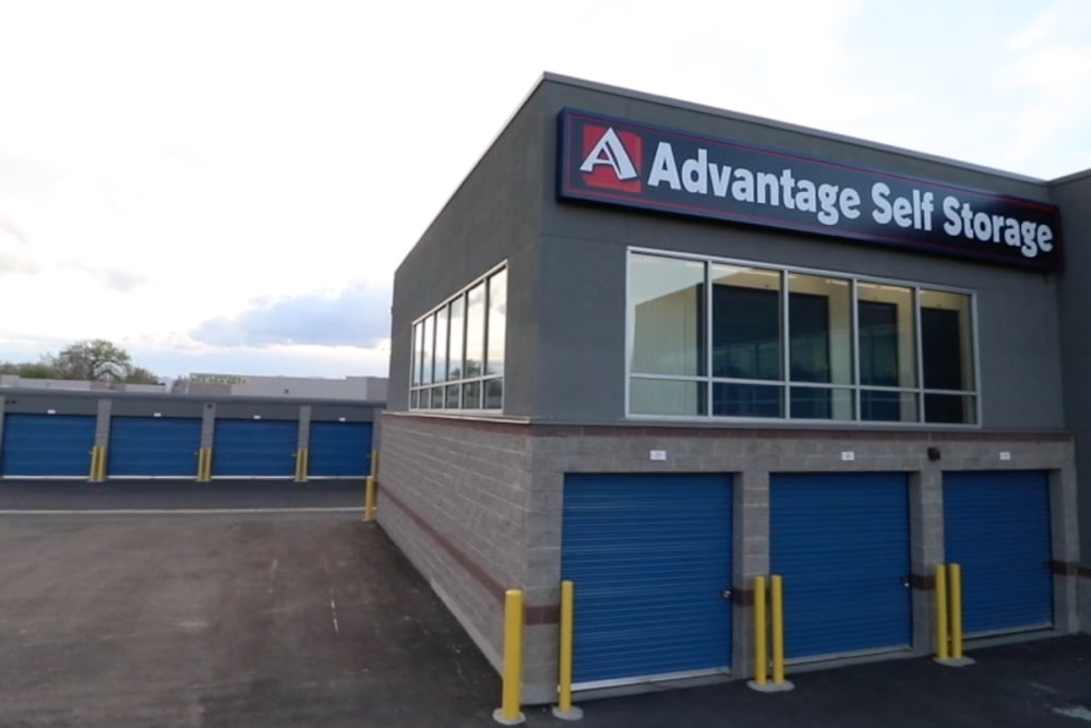 Drive-up access storage units at Advantage Self Storage in Arvada, Colorado
