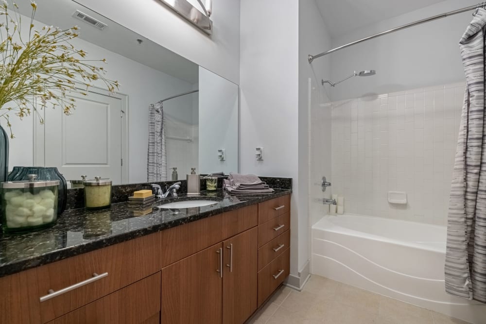 bathroom at Marq Eight in Atlanta, Georgia