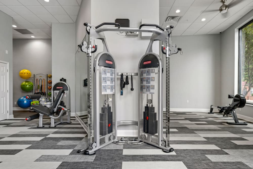 fitness center at Marq on Ponce in Atlanta, Georgia