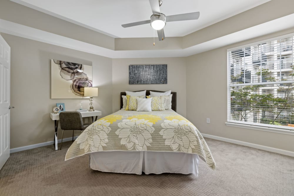 spacious bedroom at Marq on Ponce in Atlanta, Georgia