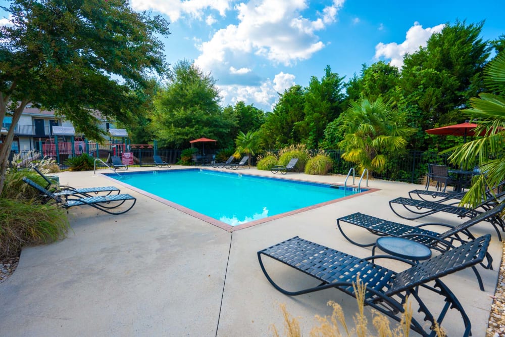 Swimming Pool at Trilliam Luxury Apartment Homes in Clanton, Alabama