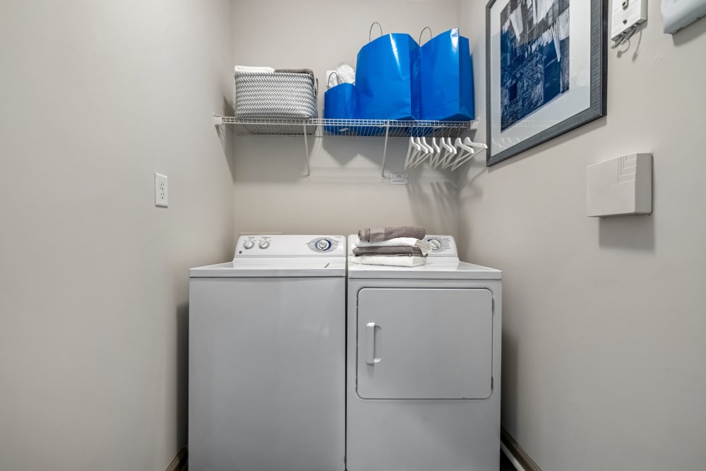 washer and dryer at Marquis Midtown District in Atlanta, Georgia