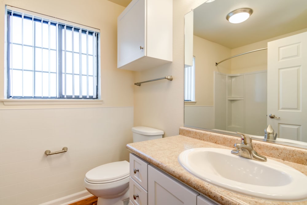 Bathroom features in a home at Stuart Mesa in Oceanside, California